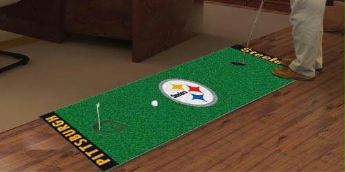 Fanmats 09026 Nfl  Pittsburgh Steelers Golf Putting Green Mat