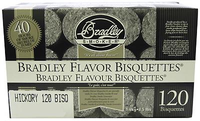 Bradley Smoker Bthc120 Hickory Bisquettes 120 Pack