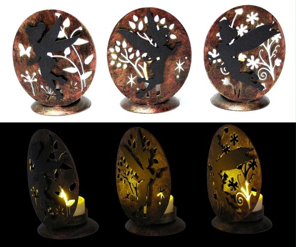 Disney Tinker Bell Votives  Set of 3