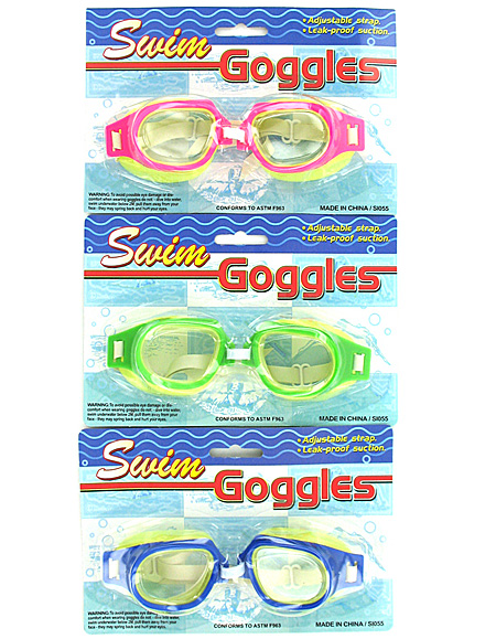 Bulk Buys SI055 Deluxe Swim Goggles Pack of 96