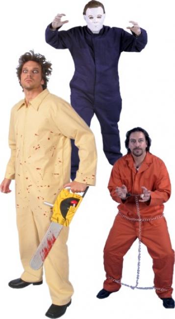 Alexanders Costume 26373/BL Large Horror Jumpsuit  Blue