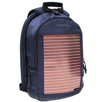 Travelerapos;s Choice ET0016N ECO Solar Pow. Backpack Navy