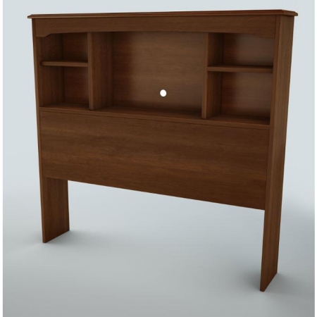 South Shore 3356098 Willow Twin Bookcase Headboard Sumptuous Cherry