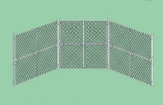 Sport Play 551-410 Prefabricated Baseball/softball Backstop Panels