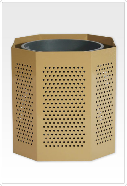 Sports Play 601-709 55 gal Steel Trash Can - Perforated Steel Sports Play 601-709 55 gal Steel Trash Can - Perforated Steel