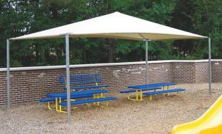 Sports Play 901-091 Stand Alone Shade Structure - 12&apos; X 20&apos;