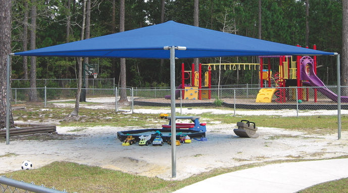 Sports Play 901-093 Stand Alone Shade Structure- 20' X 24'