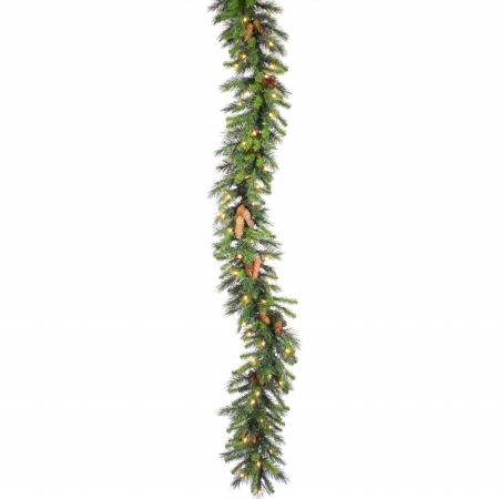 savealot shops - Christmas Garlands Vickerman A800912 9 ft. x 12 in. Christmas Tree Cheyenne Garland Dura-Lit 50CL hot tub