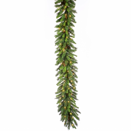 savealot shops - Christmas Garlands Vickerman A800917 9 ft. x 14 in. Christmas Tree Cheyenne Garland Dura-Lit 100CL hot tub