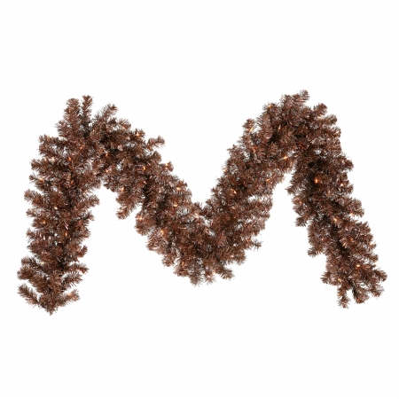 savealot shops - Christmas Garlands Vickerman B882713 9 ft. x 12 in. Christmas Tree Mocha Garland 70CL Lts 220T hot tub