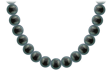 Fine Jewelry Vault NK18YTHPC10AAA109 Tahitian Pearl Necklace 18K Yellow Gold 10.00 12.00 MM