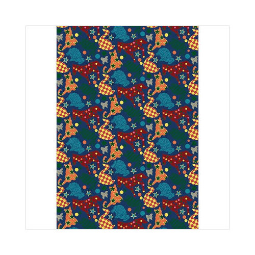 52D Animal Crackers 7 ft.8 in. x 10 ft.9 in. WearOn Nylon Machine Tufted- Cut Pile Just for Kids Rug