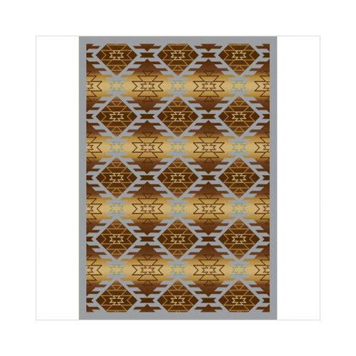 1577D-04 Canyon Ridge Copper Canyon 7 ft.8 in. x 10 ft.9 in. WearOn Nylon Machine Tufted- Cut Pile Whimsy Rug