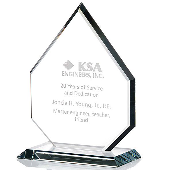 35740 Starfire Arrowhead Award - Medium