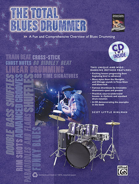 Alfred 0034375 The Total Blues Drummer  Music Book
