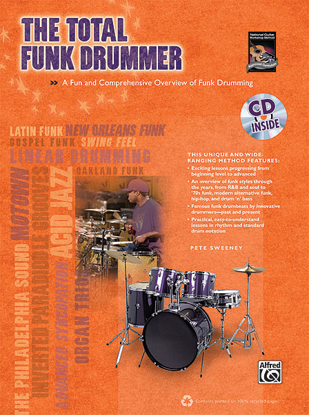 Alfred 0034378 The Total Funk Drummer  Music Book