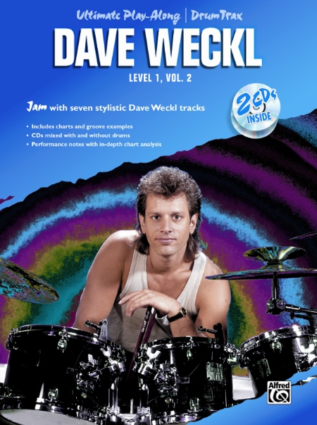 Alfred 00MMBK0063CD Ultimate PlayAlong Drum Trax Dave Weckl Level 1 Volume 2  Music Book