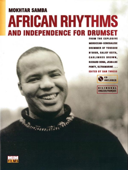 Alfred 83MIM002 African Rhythms and Independence for Drumset  Music Book