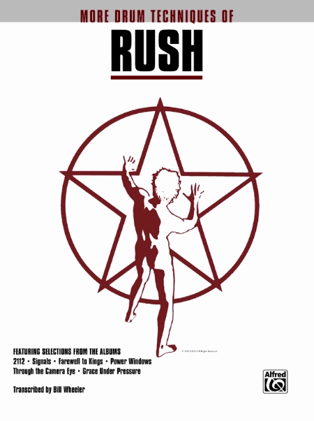Alfred 00DF0029 More Drum Techniques of Rush  Music Book