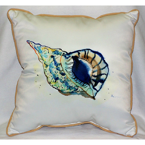 Betsy's Shell Art Only Pillow 18''x18''