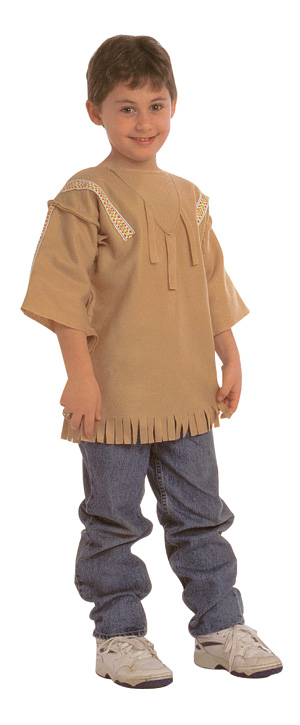 Cf100-325b Plains Native American Boy Shirt