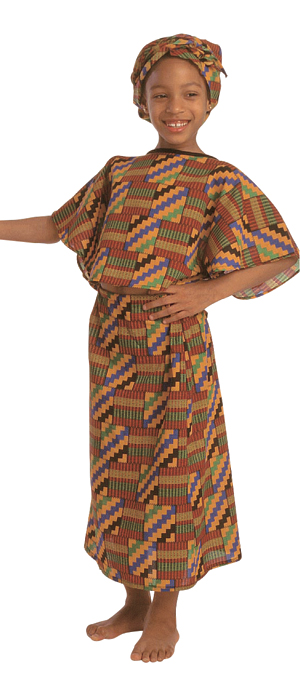 Cf100-324g West African Girl Costume