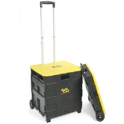 00-011 Quik Cart Two-wheeled Collapsible Handcart With Lid