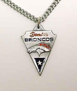 Siskiyou SportsFPC020 NFL Chain Necklace amp; Pewter Pendant Denver Broncos