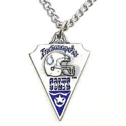 American Metal FPC050 NFL Chain Necklace Pewter Pendant Indianapolis Colts