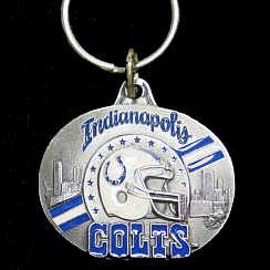 American Metal SFK051 NFL Team Design Key Ring Indianapolis Colts