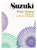 Alfred 000696S Suzuki Flute School Piano Acc. Volume 10  Music Book