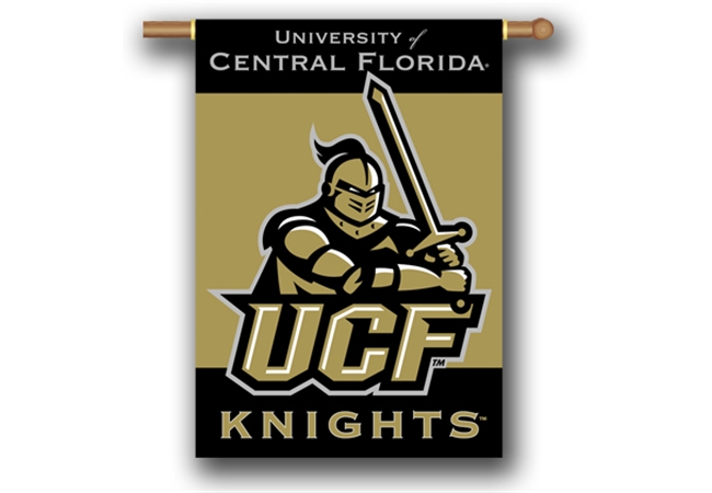 Bsi Products 96159 2Sided 28apos;apos; X 40apos;apos; Banner W/ Pole Sleeve Central Florida Golden Knights