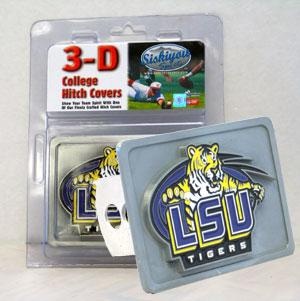 American Metal CTH43S College Trailer Hitch Cover LSU Tigers Tigers