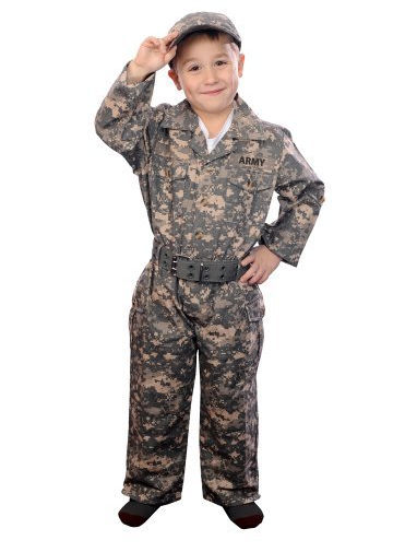 Aeromax Camo-23 Jr. Camouflage Suit With Cap And Belt- Size 2-3
