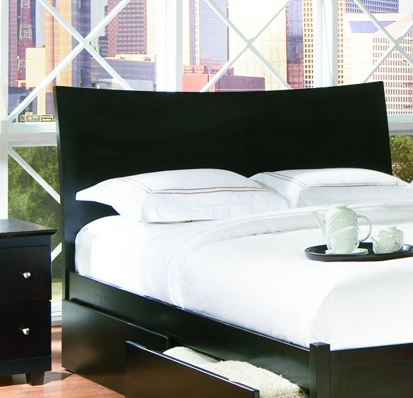 Atlantic Furniture P88841 Milano Queen Headboard in Espresso