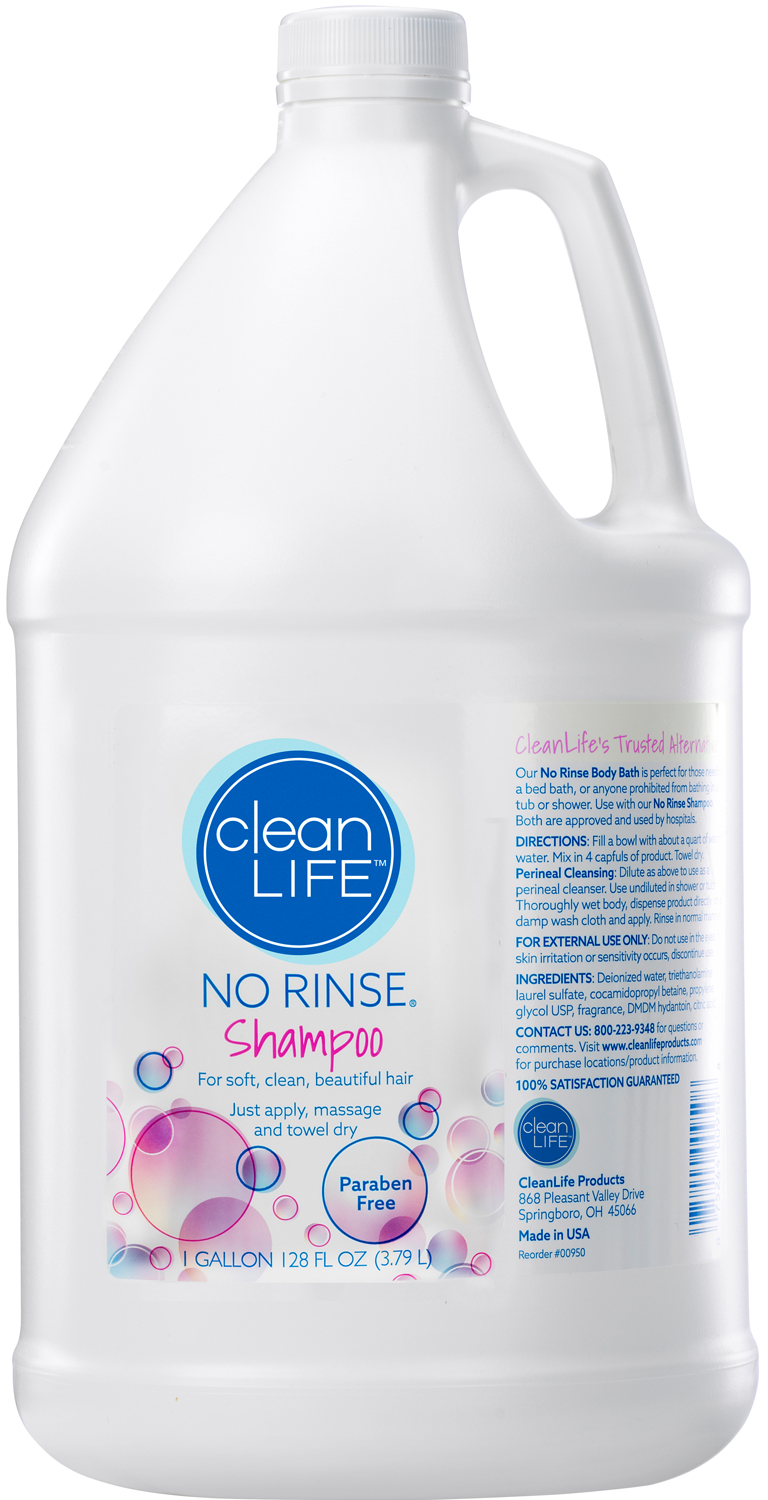 00400 No Rinse Shampoo Gallon 4 Per Case