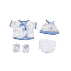 DEX1505 Blue Clothing with Diaper for 15 in. Baby