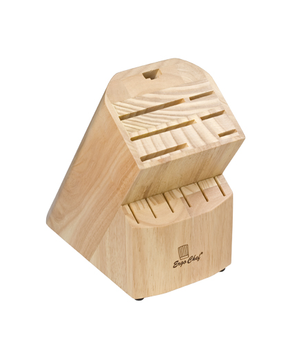 Ergo Chef 1130 13 Slot Wooden Knife Block