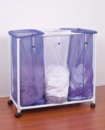 EVER CONCEPT 03002 3Bags Laundry Cart