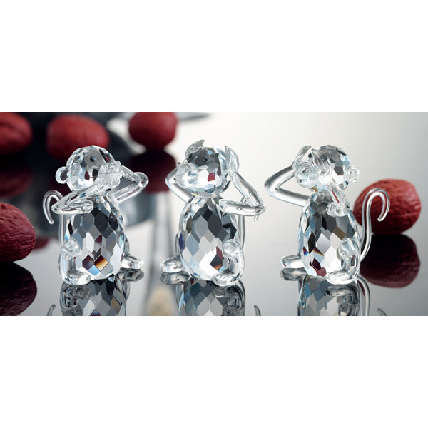 Godinger 49517 Set of 3 Monkey Miniatures