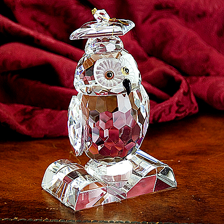 Godinger 24401 Crystal Desk Owl