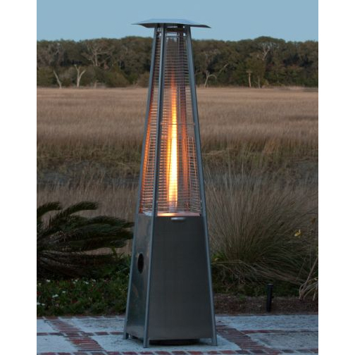60523 Stainless Steel Pyramid Flame Heater