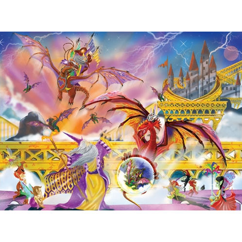 Mellisa n Doug 3155 0500 pc Dragon Storm Cardboard Jigsaw Puzzle