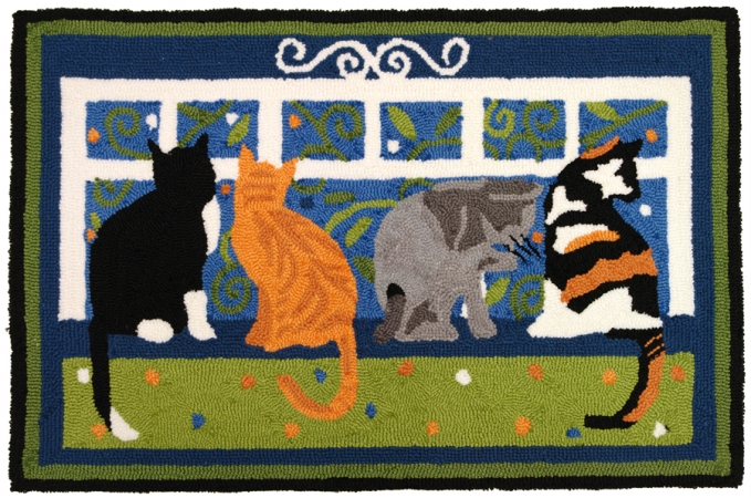 Homefires PYSTS015 Cat Walk Rug