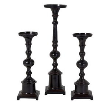 Imax 606613 Jacks Candlestands  Set of 3