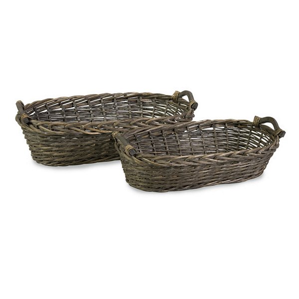 Imax 670962 Taylor Willow Baskets  Set of 2