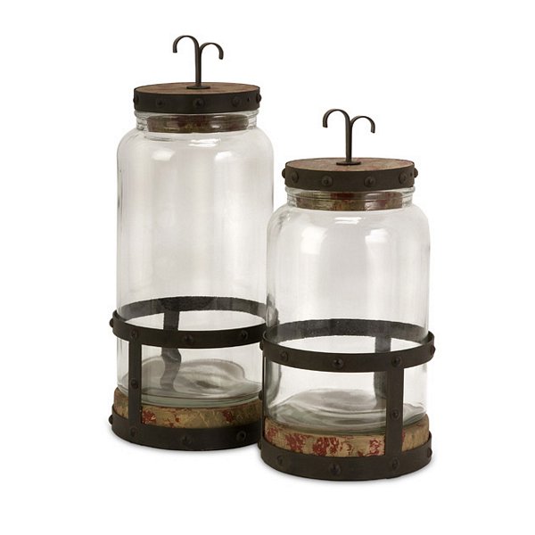 Imax 563552 Sloan Lidded Canisters  Set of 2