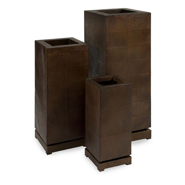 Ck - Tall 5th Avenue Planters - Set Of 3
