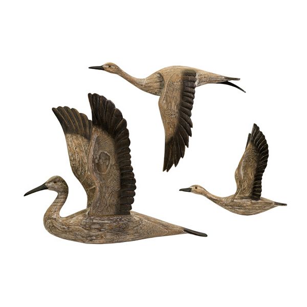 50895-3 Reeds Migration Wood Wall Décor - Set Of 3