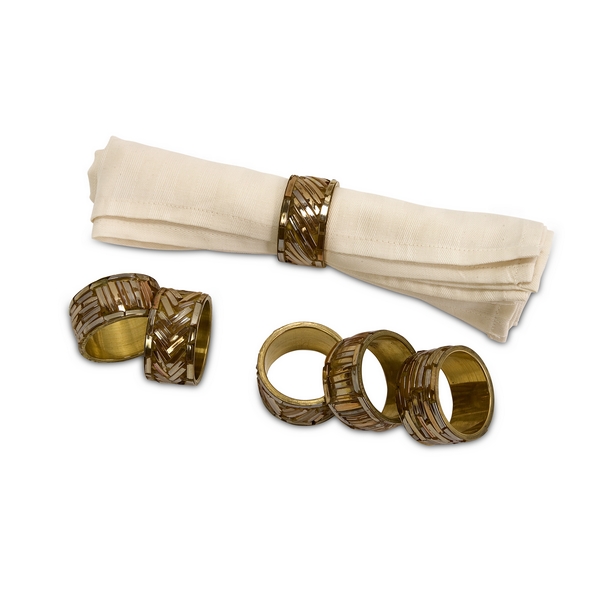 Imax 704106 Omiska Napkin Rings  Set of 6